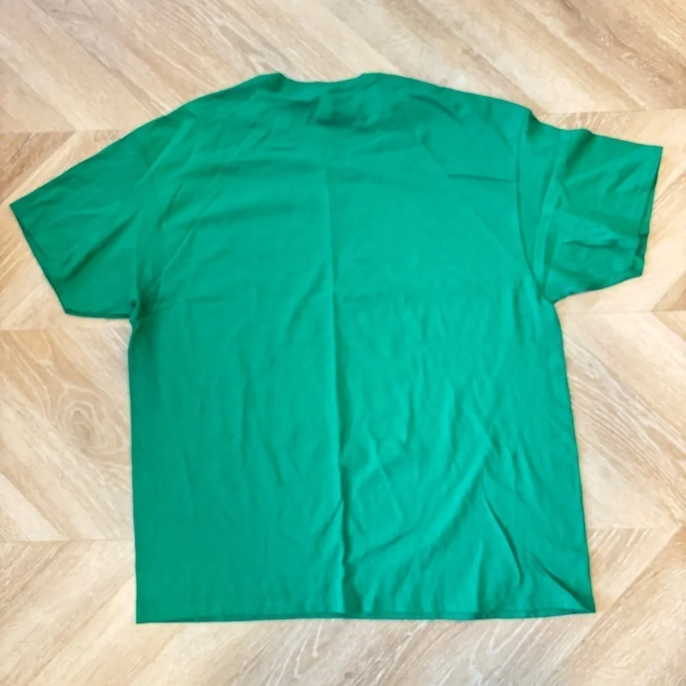2X Green Graphic T-Shirt with Grinch Print